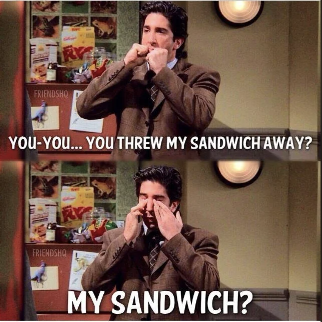 Ross Sandwich Blank Meme Template