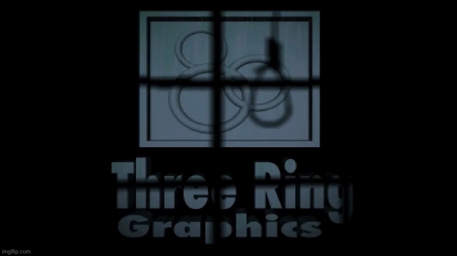 Three Ring Graphics logo | image tagged in three ring graphics logo | made w/ Imgflip meme maker