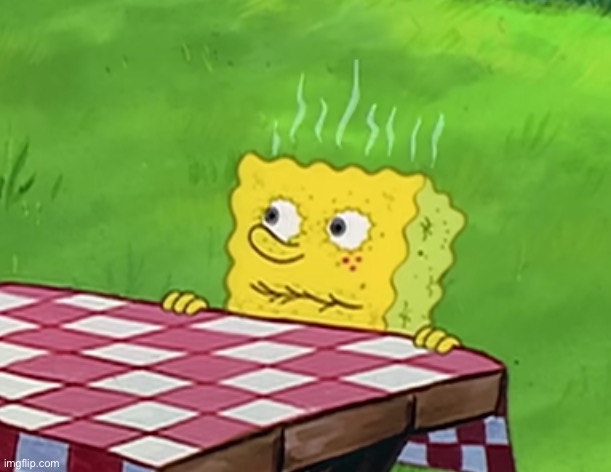 spongebob fried | image tagged in spongebob fried | made w/ Imgflip meme maker