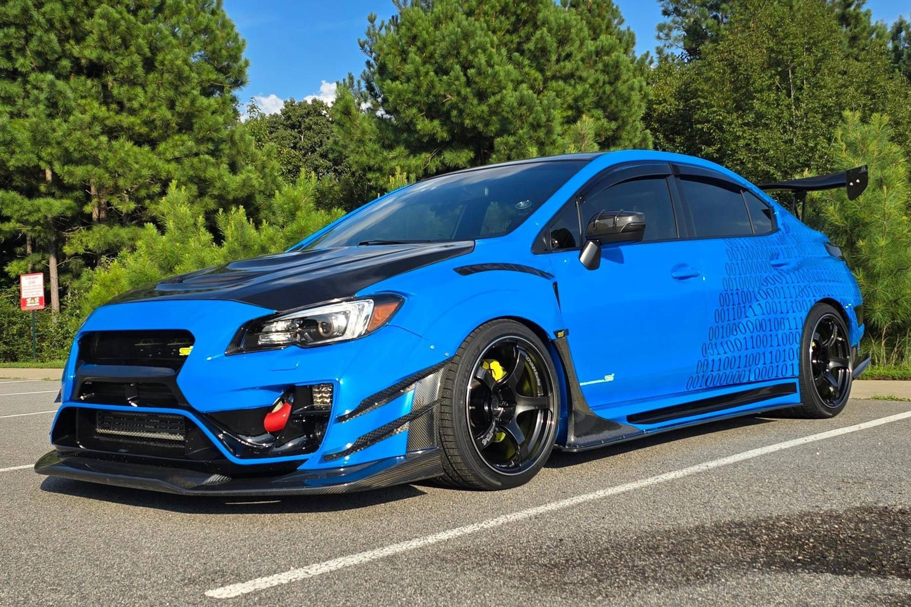 Sonic Blue Subaru WRX STI Blank Meme Template