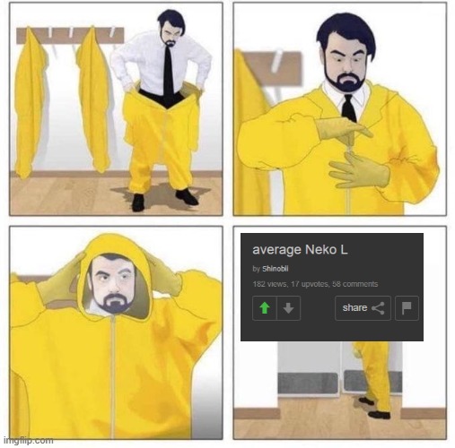 man putting on hazmat suit | image tagged in man putting on hazmat suit | made w/ Imgflip meme maker