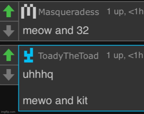 What makes me wonder is, if Masq and Toady are the same person then why do they vote different users? | made w/ Imgflip meme maker