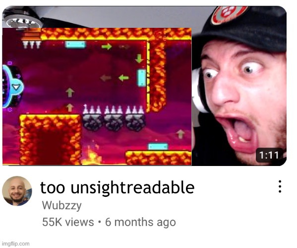 ‎ | too unsightreadable | image tagged in wubzzy reaction blank | made w/ Imgflip meme maker