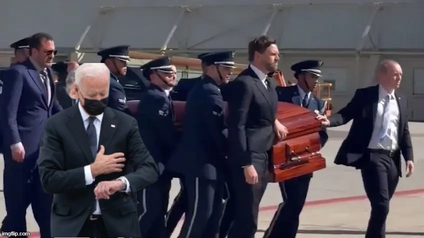 Checking Mickey for Nap Time | image tagged in kirk casket biden checking watch meme | made w/ Imgflip meme maker