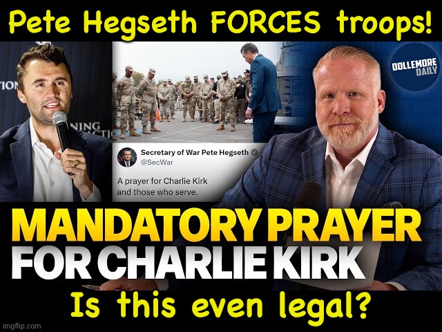 https://m.youtube.com/watch?v=Tkg9yc9zcRE | Pete Hegseth FORCES troops! Is this even legal? | image tagged in pete hegseth | made w/ Imgflip meme maker