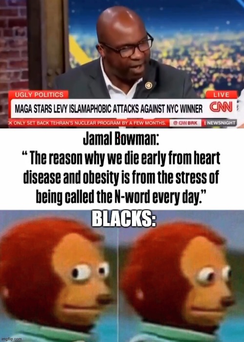 "Directly or indirectly" he adds. Everything's a microaggression when Democrats need your nerves wrecked for votes | image tagged in racism,black people,identity politics,american politics,feel guilty | made w/ Imgflip meme maker