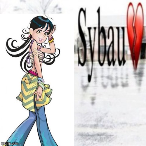 Maggy sybau image | image tagged in sybau empty | made w/ Imgflip meme maker