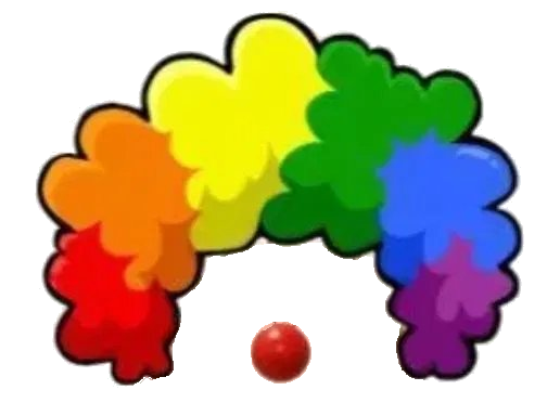 Clown Wig Blank Meme Template