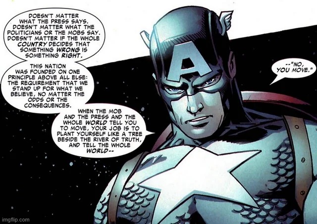 Captain America Motivational | image tagged in captain america,marvel comics,inspirational quote | made w/ Imgflip meme maker