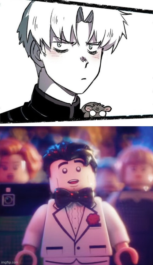 HOOOOOLY SHITTAKE | image tagged in lego bruce wayne in love | made w/ Imgflip meme maker
