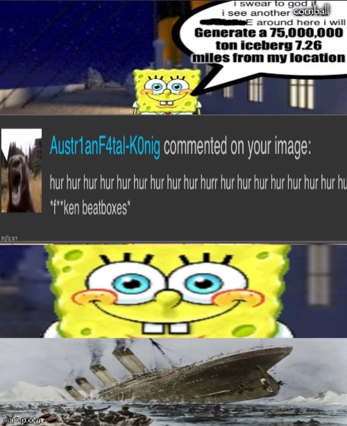 istg I will generate an iceberg Blank Meme Template
