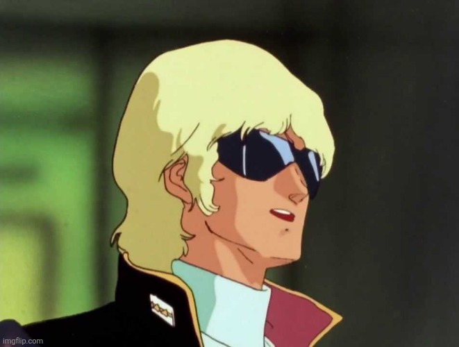 Char Aznable Zeta Gundam 2 | image tagged in char aznable zeta gundam 2 | made w/ Imgflip meme maker