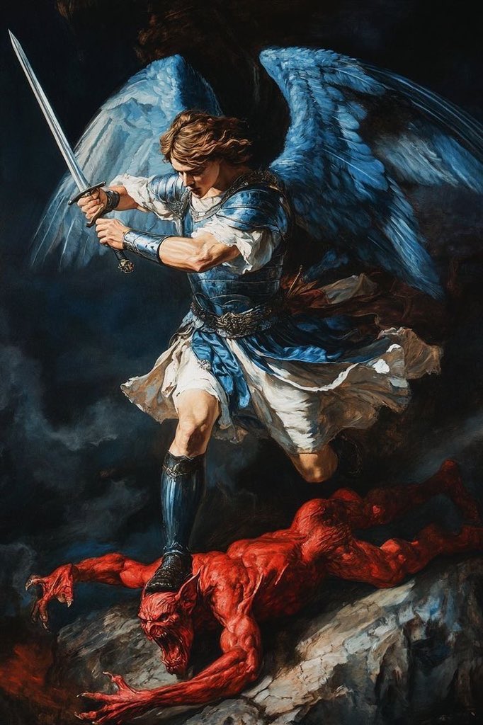Archangel Michael Blank Meme Template
