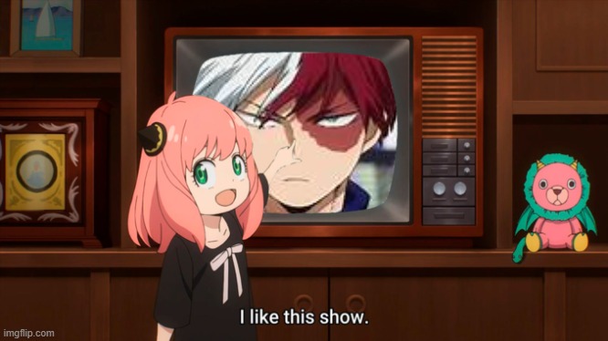 anya likes shoto | image tagged in shoto,anime,anya likes this,spy x family,my hero academia,anime meme | made w/ Imgflip meme maker