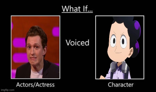 what if tom holland voiced mineta ? | image tagged in what if actor voiced character,mineta,voices,my hero academia,anime what if,tom holland | made w/ Imgflip meme maker