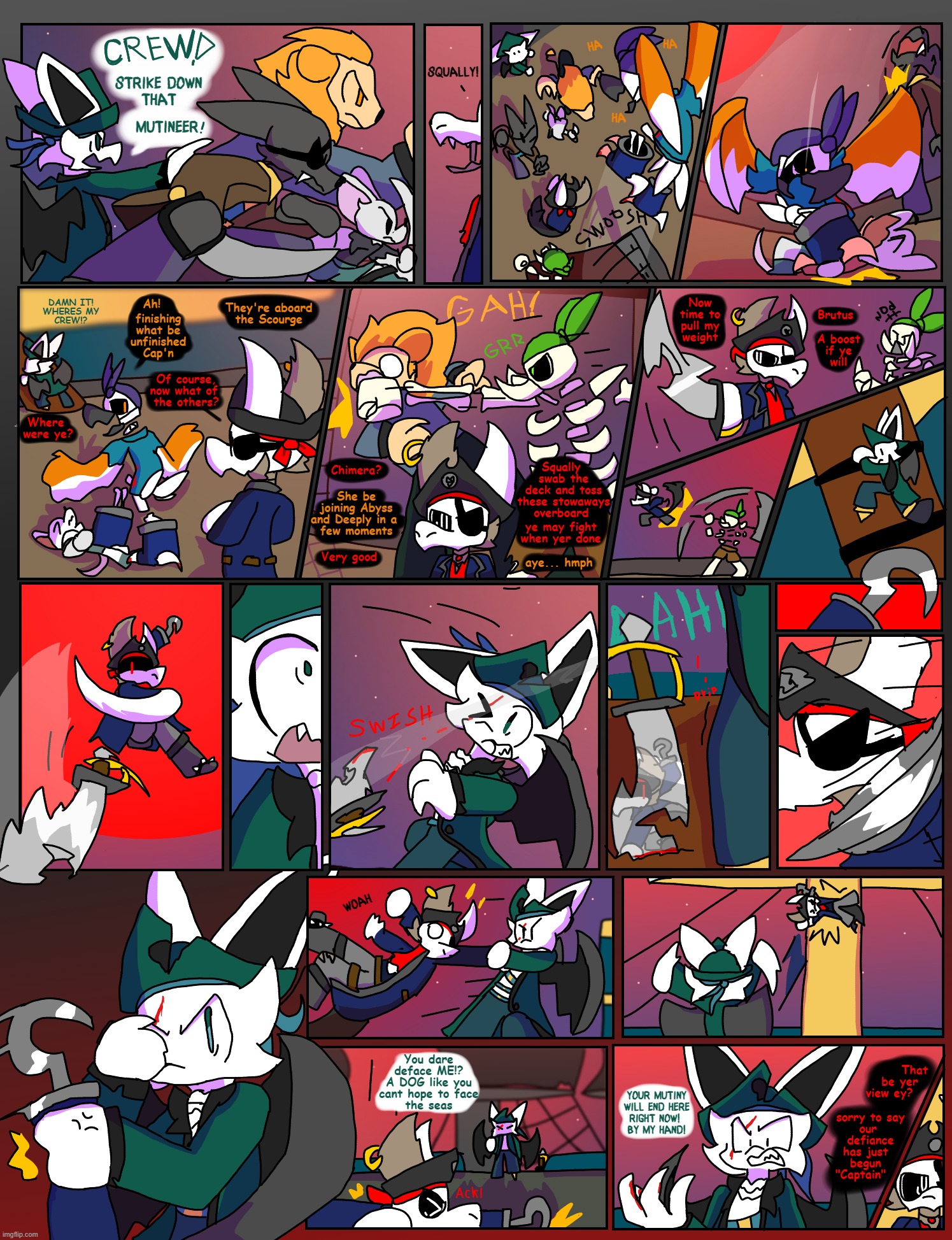 Tales of Crimson page 4 | image tagged in now to start the process over,yayy | made w/ Imgflip meme maker
