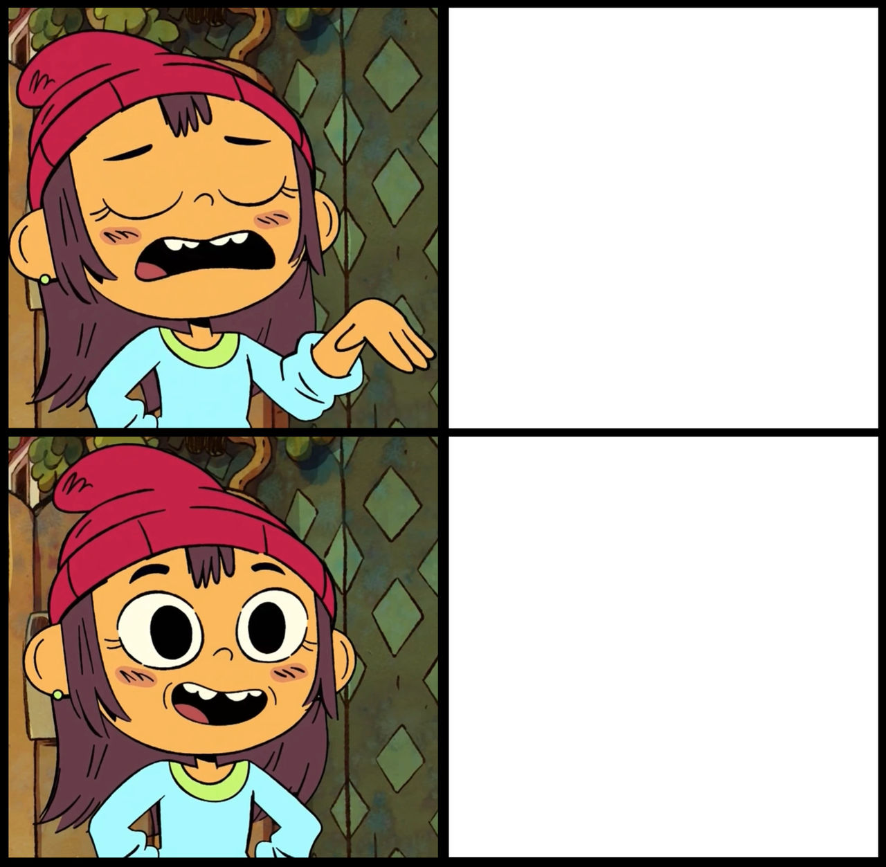 Lily Pak Like/Dislike meme Blank Meme Template