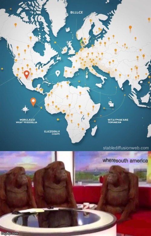 south america | image tagged in where banana blank | made w/ Imgflip meme maker