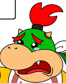 CryBaby Bowser Jr Blank Meme Template