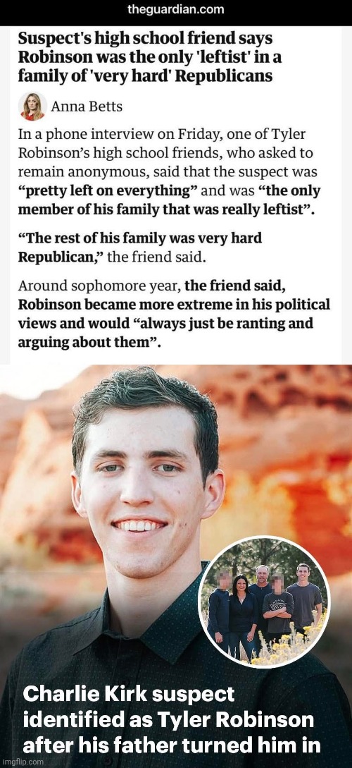Tyler Robinson's friends knew him better than pundits or the Hoax media | image tagged in democrat,assassin | made w/ Imgflip meme maker