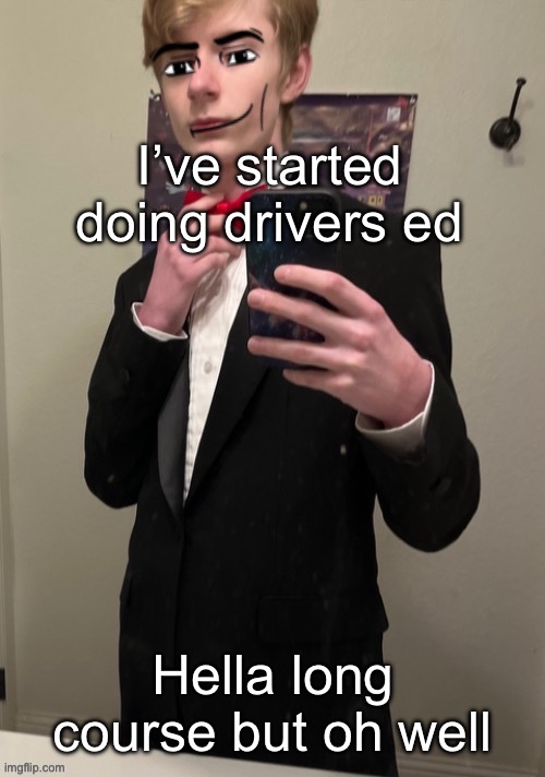 4% done after like 2 hours (it should get faster) | I’ve started doing drivers ed; Hella long course but oh well | image tagged in virian man face 4 | made w/ Imgflip meme maker