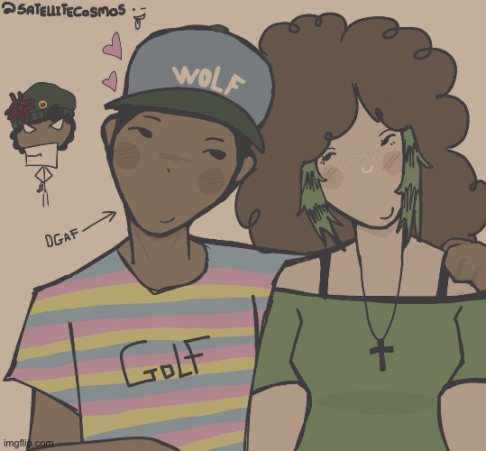 wolf x salem posting | made w/ Imgflip meme maker