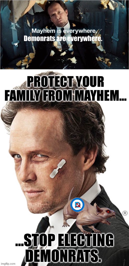 Sound advice… | image tagged in political meme,mayhem,demonrats,stop electing them,theyre everywhere | made w/ Imgflip meme maker
