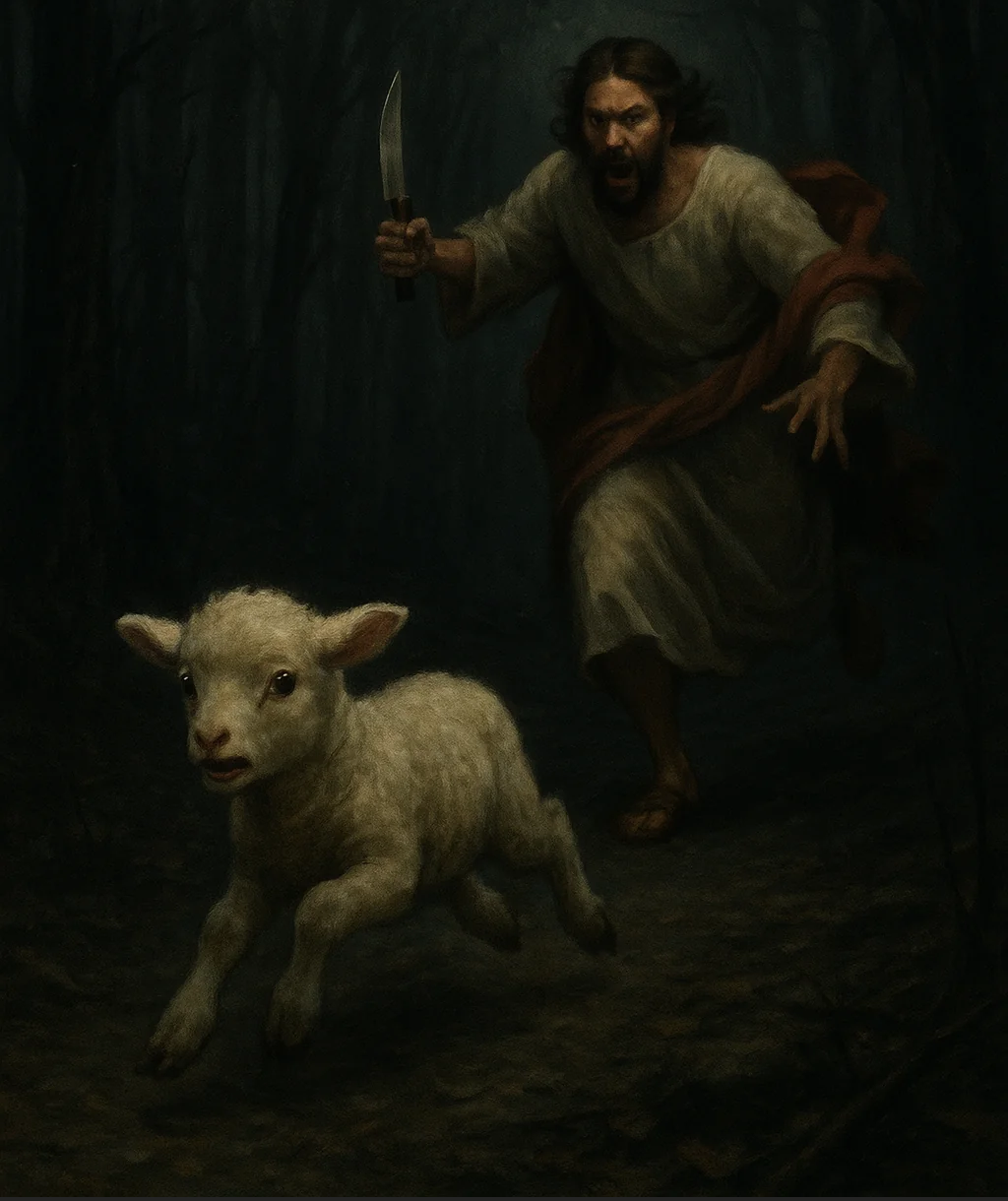 Jesus wants lamb Blank Meme Template