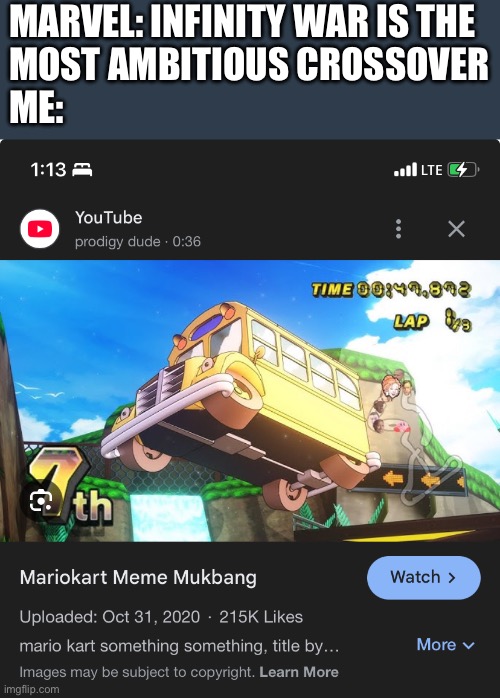 I’m having a stronehhekwkwhwososjhwgqusosnsndj | MARVEL: INFINITY WAR IS THE 
MOST AMBITIOUS CROSSOVER
ME: | image tagged in crossover | made w/ Imgflip meme maker