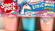 High Quality unicorn snack pack unicorn magic Blank Meme Template