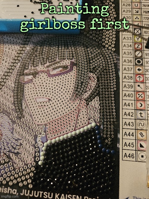 Painting girlboss first | made w/ Imgflip meme maker