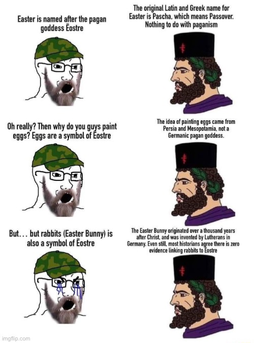 Easter/Pascha (Passover) | image tagged in easter,pagan | made w/ Imgflip meme maker
