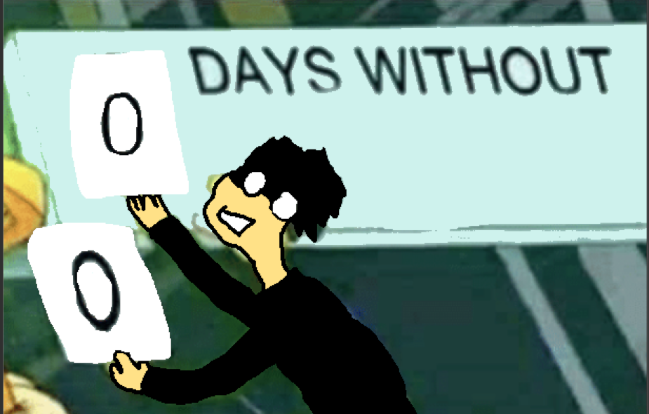 0 days without PyroSpider Blank Meme Template
