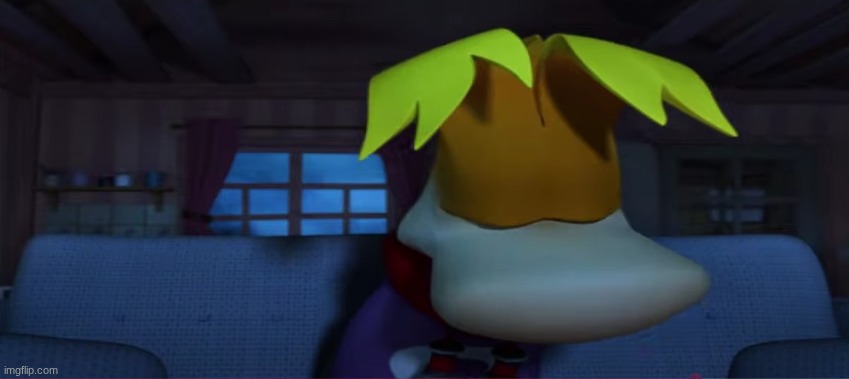 Resting Rayman | image tagged in resting rayman | made w/ Imgflip meme maker