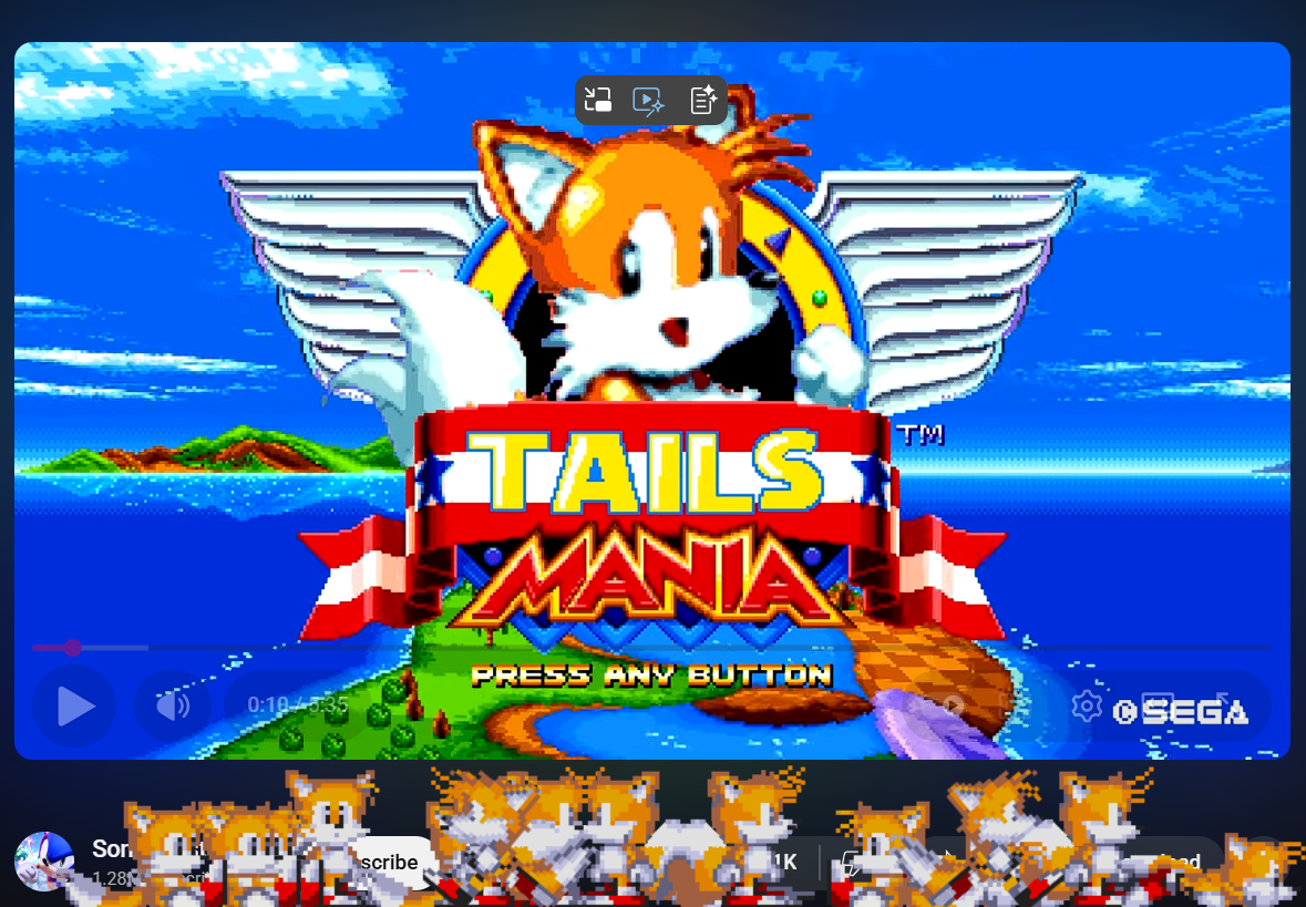 Just one Tails mod. Blank Meme Template