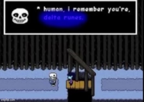 sans forgot the pixels | made w/ Imgflip meme maker