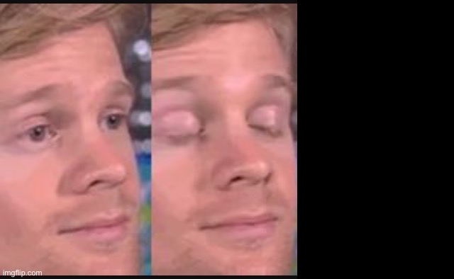 Guy closing his eyes Blank Meme Template
