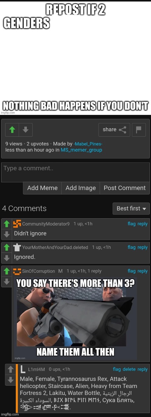 h | image tagged in comment,comments | made w/ Imgflip meme maker