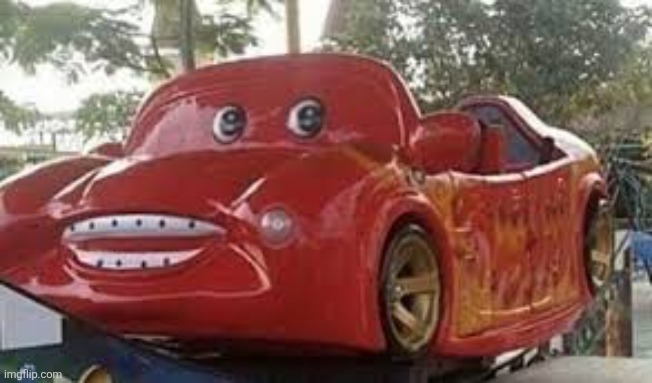 Cursed lightning mcqueen | image tagged in cursed lightning mcqueen | made w/ Imgflip meme maker