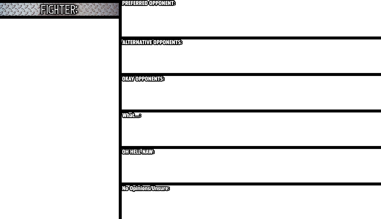 Matchup Tier List Blank Meme Template