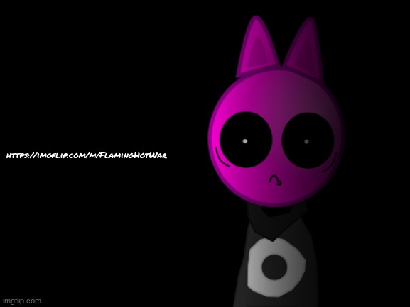 Join if you want to... | https://imgflip.com/m/FlamingHotWar | image tagged in feral the thousand-yard stare of judgement | made w/ Imgflip meme maker