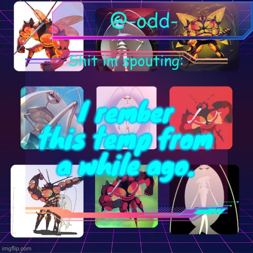 odd's ultra beast temp by emma | I rember this temp from a while ago. | image tagged in odd's ultra beast temp by emma | made w/ Imgflip meme maker