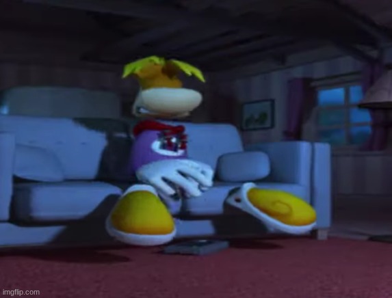 Rayman finna bust | image tagged in rayman finna bust | made w/ Imgflip meme maker