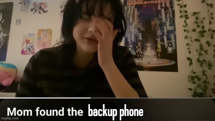 plan b is my old iphone 10 if it's still in the same spot and i can log in | backup phone | made w/ Imgflip meme maker