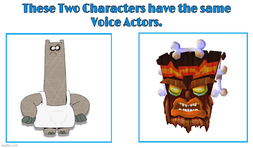 John DiMaggio | image tagged in same voice actor,john dimaggio,chowder,crash bandicoot,cartoon network | made w/ Imgflip meme maker