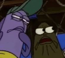 Suspicious fishes Blank Meme Template