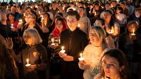 charlie kirk mourners Blank Meme Template
