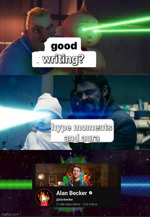 ‌ | image tagged in laser babies to mike wazowski | made w/ Imgflip meme maker