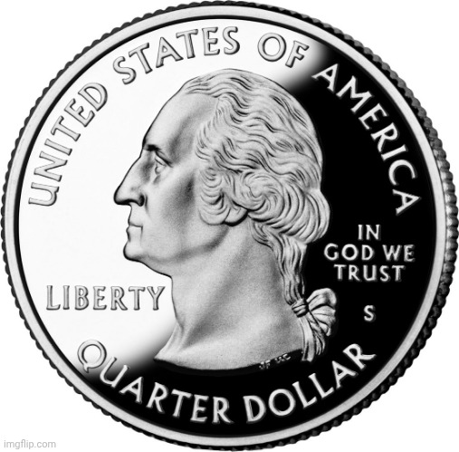 Don't spend it all in one place | image tagged in quarter | made w/ Imgflip meme maker