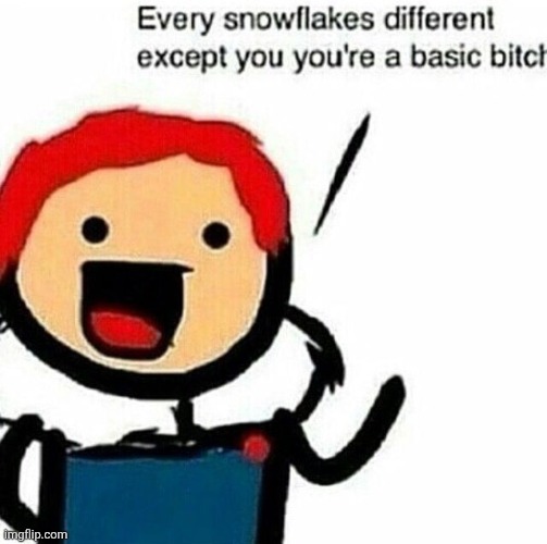 Every Snowflake is Different | image tagged in every snowflake is different | made w/ Imgflip meme maker